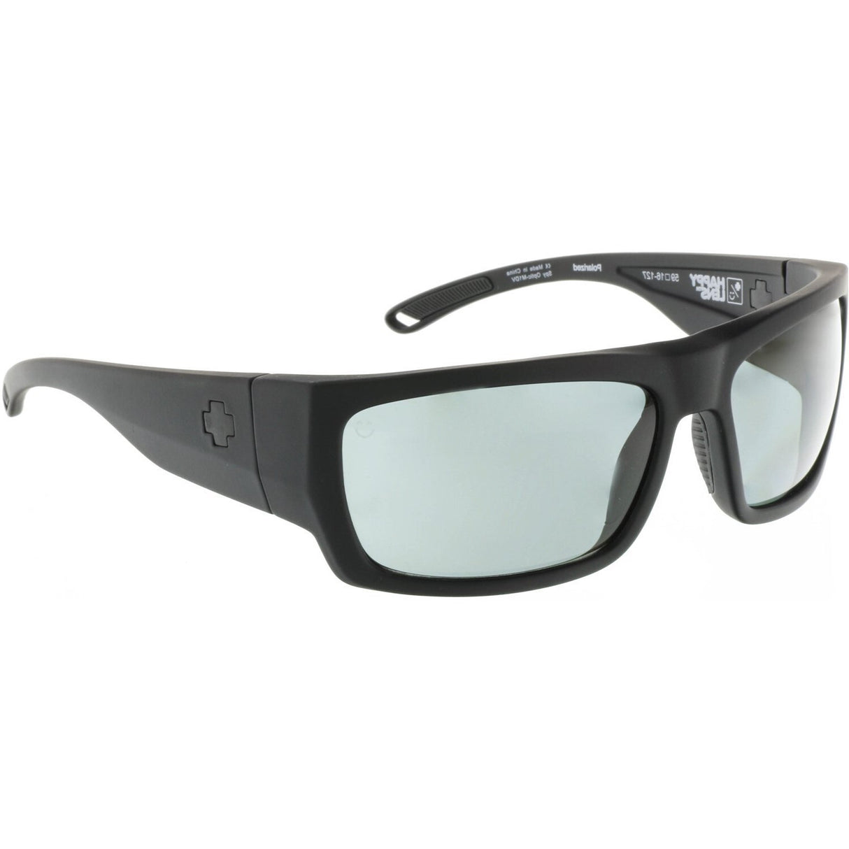 Spy Optic Rover Soft Matte Black w/Happy Gray Green Polar Lens