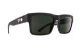 Spy Optic Montana Sunglasses Soft Matte Black w/Happy Gray Green Lens