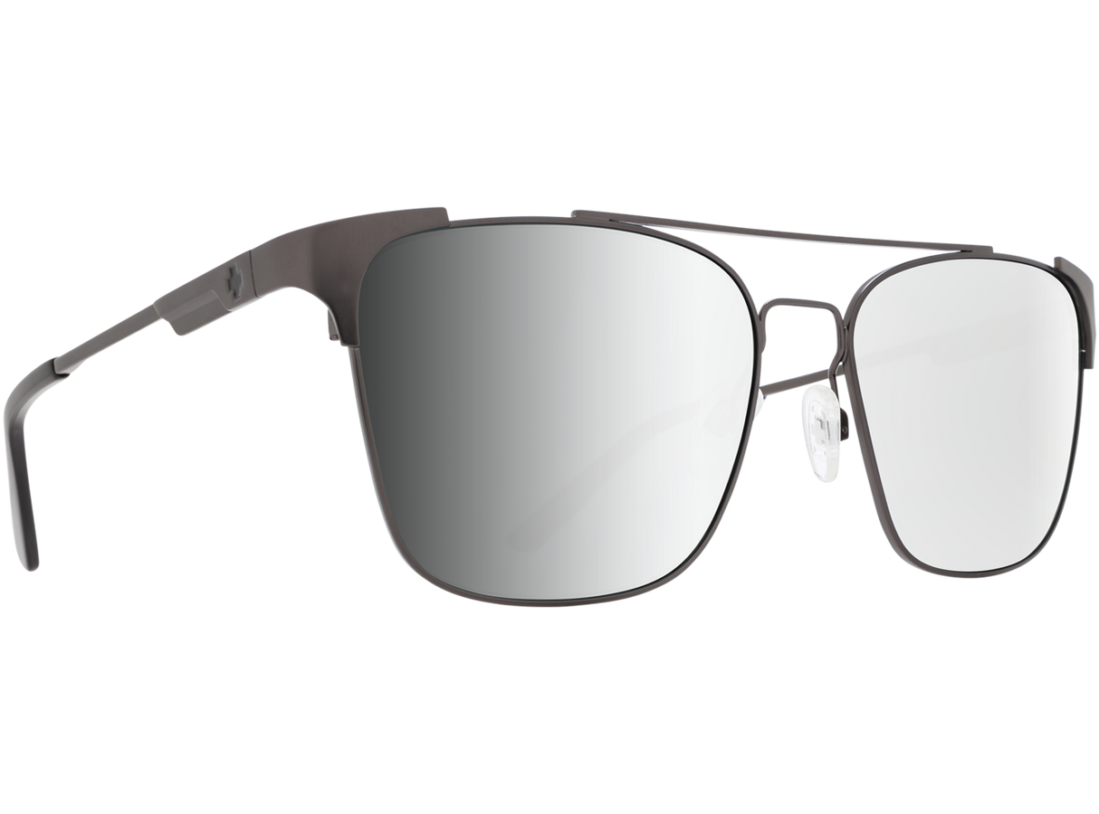 Spy Optic Wingate Sunglasses Black w/Happy Gray Green/Silver Mirror Lens