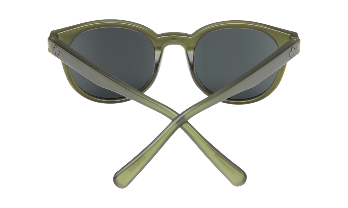 Spy Optic Hi-Fi Sunglasses Matte Translucent Olive w/Grey Lens