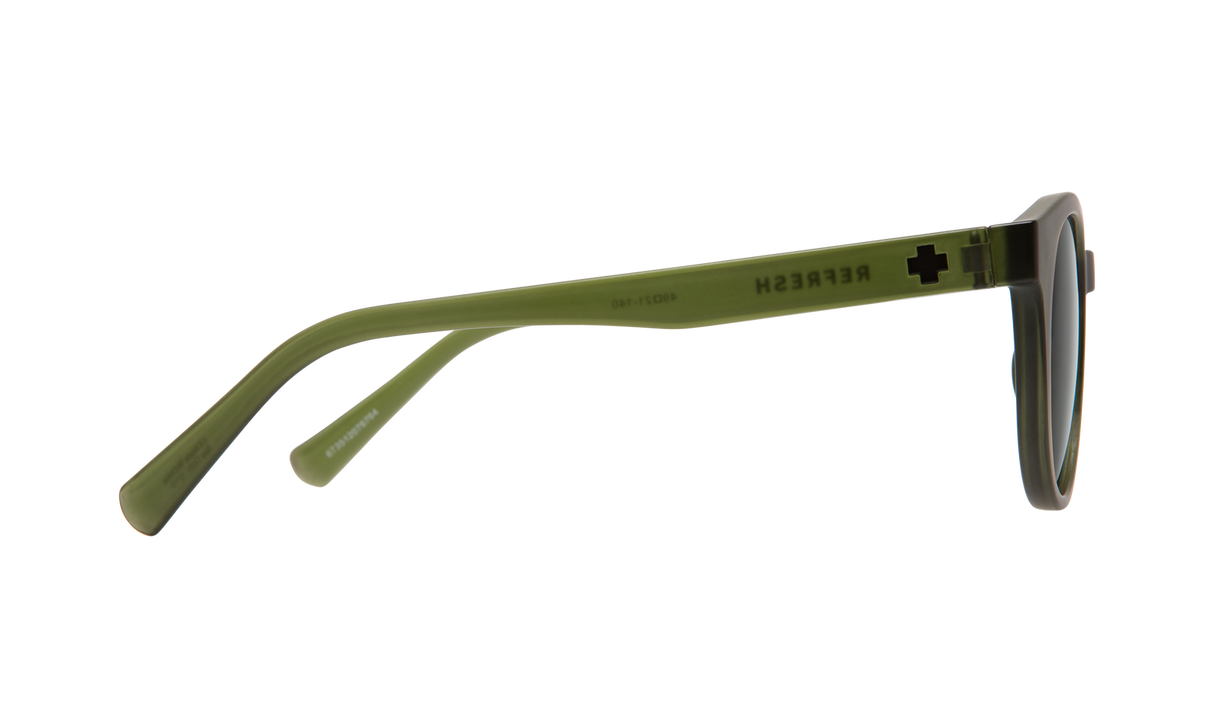 Spy Optic Hi-Fi Sunglasses Matte Translucent Olive w/Grey Lens