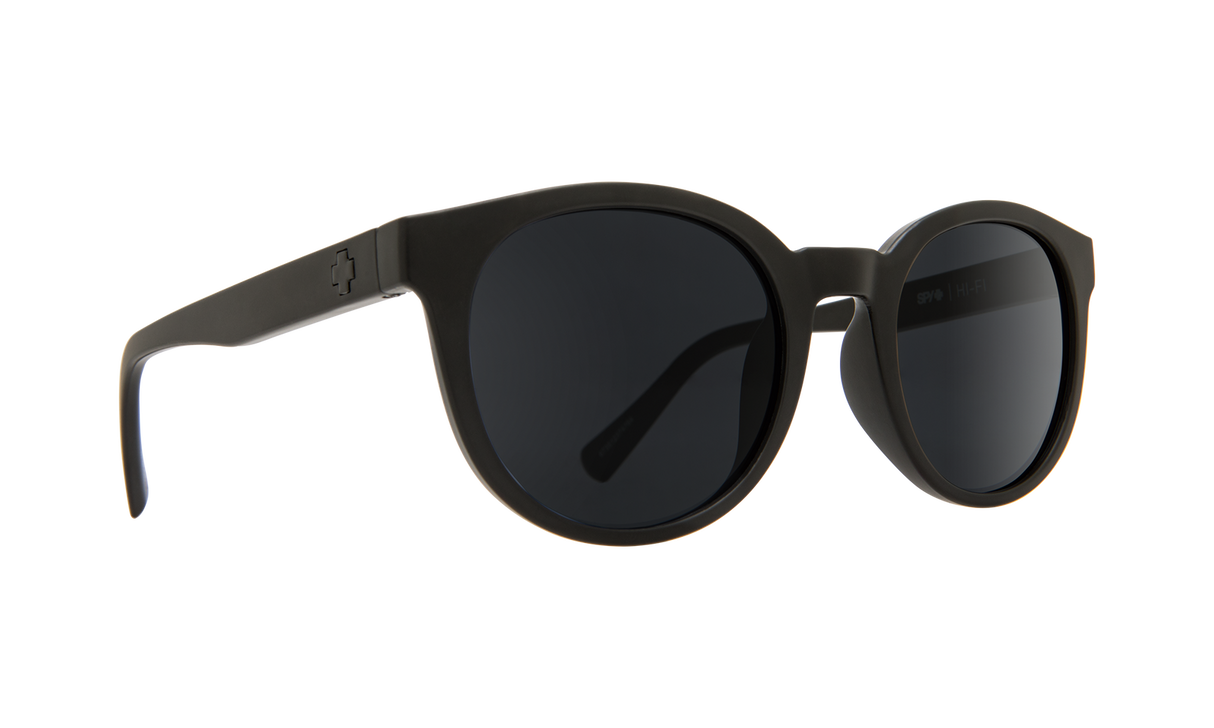 Spy Optic Hi-Fi Sunglasses Matte Black w/Grey Lens