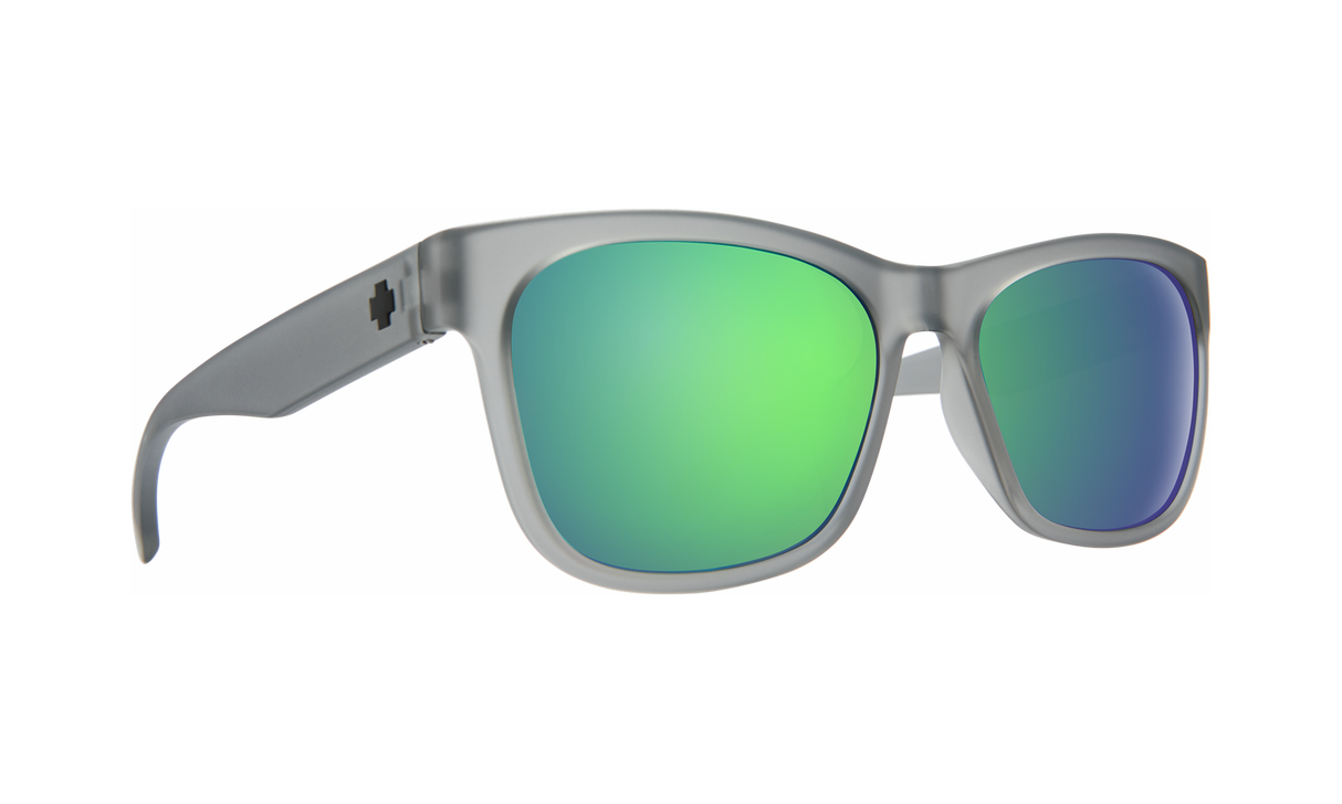 Spy Optic Sundowner Sunglasses Matte Translucent Smoke w/Grey/Green Spectra Lens