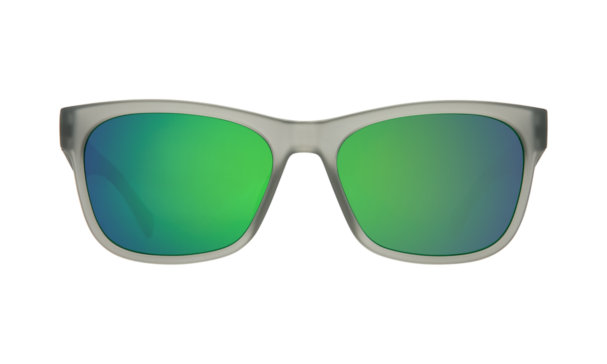 Spy Optic Sundowner Sunglasses Matte Translucent Smoke w/Grey/Green Spectra Lens