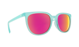 Spy Optic Fizz Sunglasses Translucent Seafoam w/Grey/Pink Spectra Lens