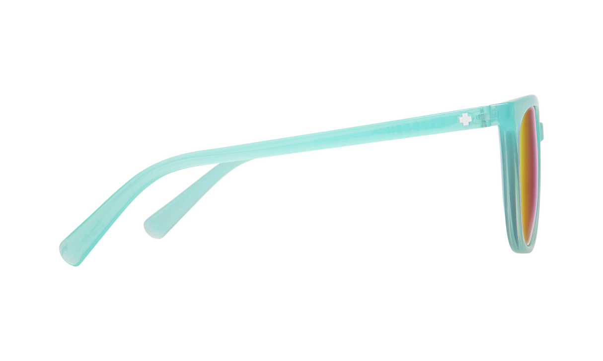 Spy Optic Fizz Sunglasses Translucent Seafoam w/Grey/Pink Spectra Lens