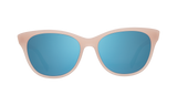 Spy Optic Spritzer Sunglasses Matte Translucent Blush w/Grey/Light Blue Spectra Lens