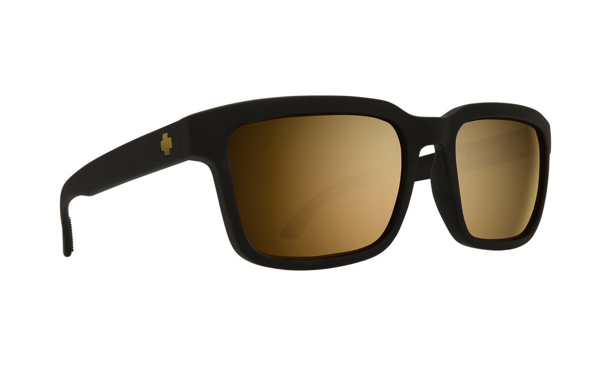 Spy Optic Helm 2 Sunglasses Matte Black w/Happy Bronze/Gold Spectra Lens