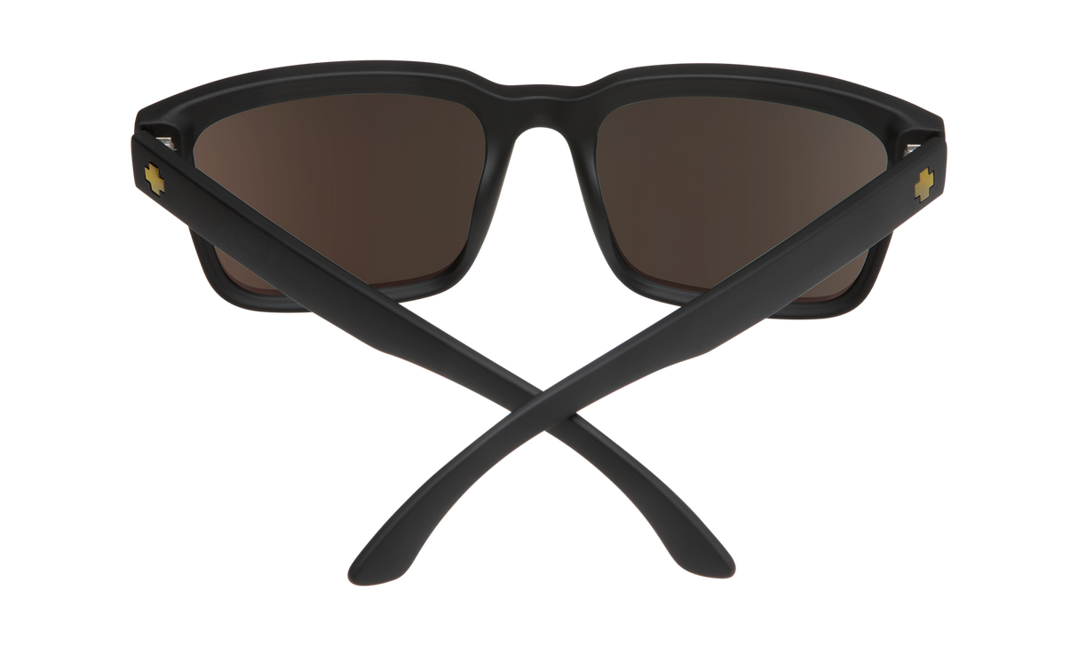 Spy Optic Helm 2 Sunglasses Matte Black w/Happy Bronze/Gold Spectra Lens