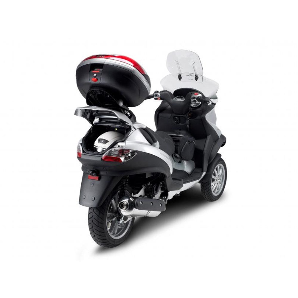 Givi SR134 Top Case Rear Rack for Piaggio MP3 125-250-300-400 06-11/MP3 Touring 300-400 2011/MP3 Business 500 12-13/MP3 Sport 500 12-13/MP3 300 Business 12-14/MP3 300 SPORT 12-14 w/Monokey Top Cases