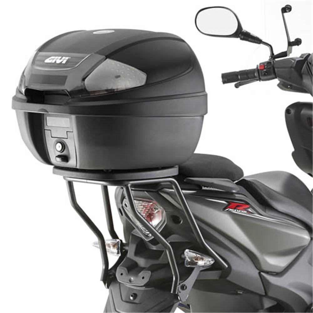 Givi SR2114 Top Case Rear Rack for MBK Flipper 114 13-17/Yamaha D'elight 114 13-16 w/Monolock Top Cases