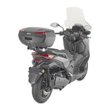 Givi SR2167 Top Case Rear Rack for Yamaha X-Max 125/X-Max 300 23-Up/X-Max 300 Tech Max 25-Up w/Monokey & Monolock Top Cases
