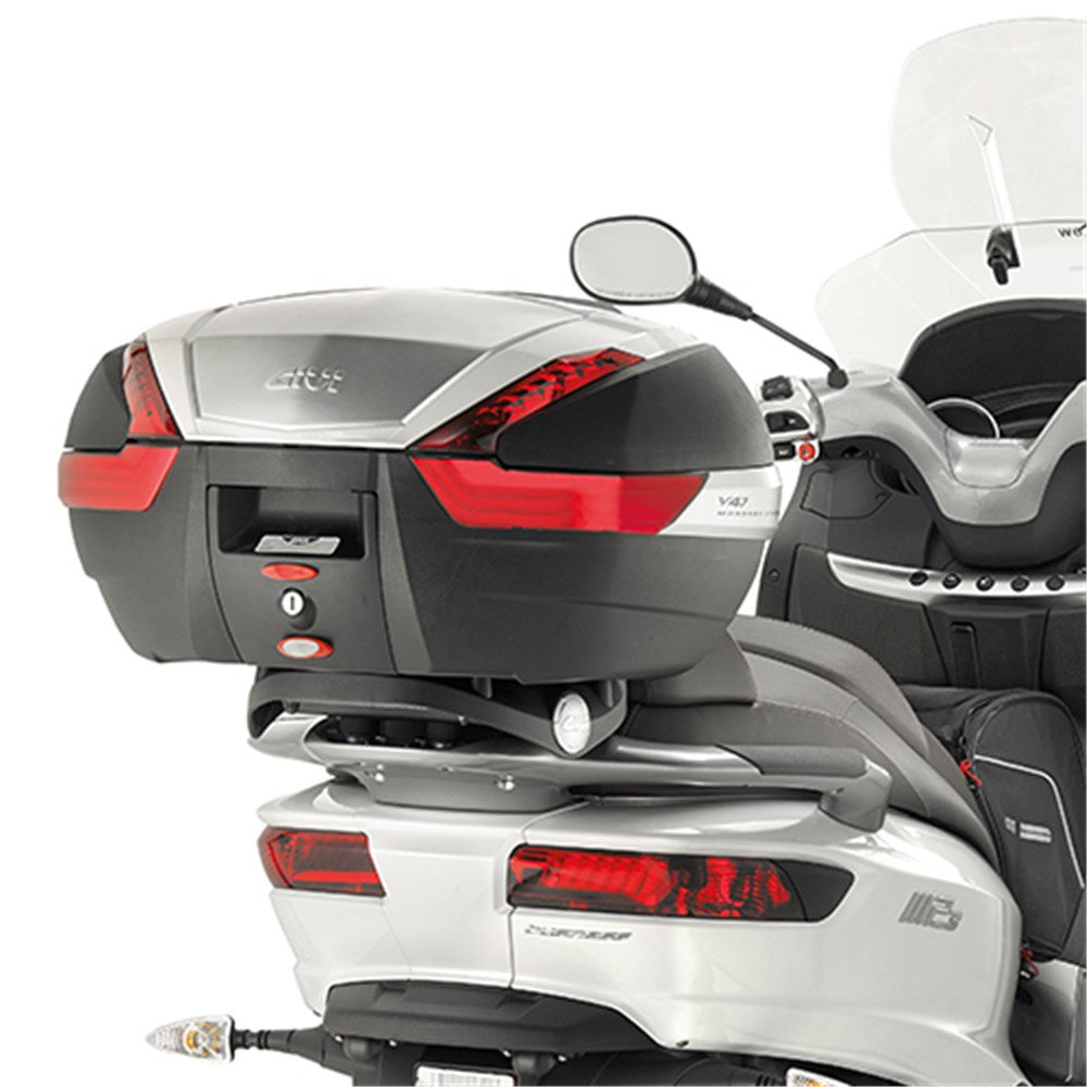 Givi SR5609 Top Case Rear Rack for Piaggio MP3 300ie Sport/Business/MP3 500ie Sport/Business 14-17 w/Monokey Top Cases