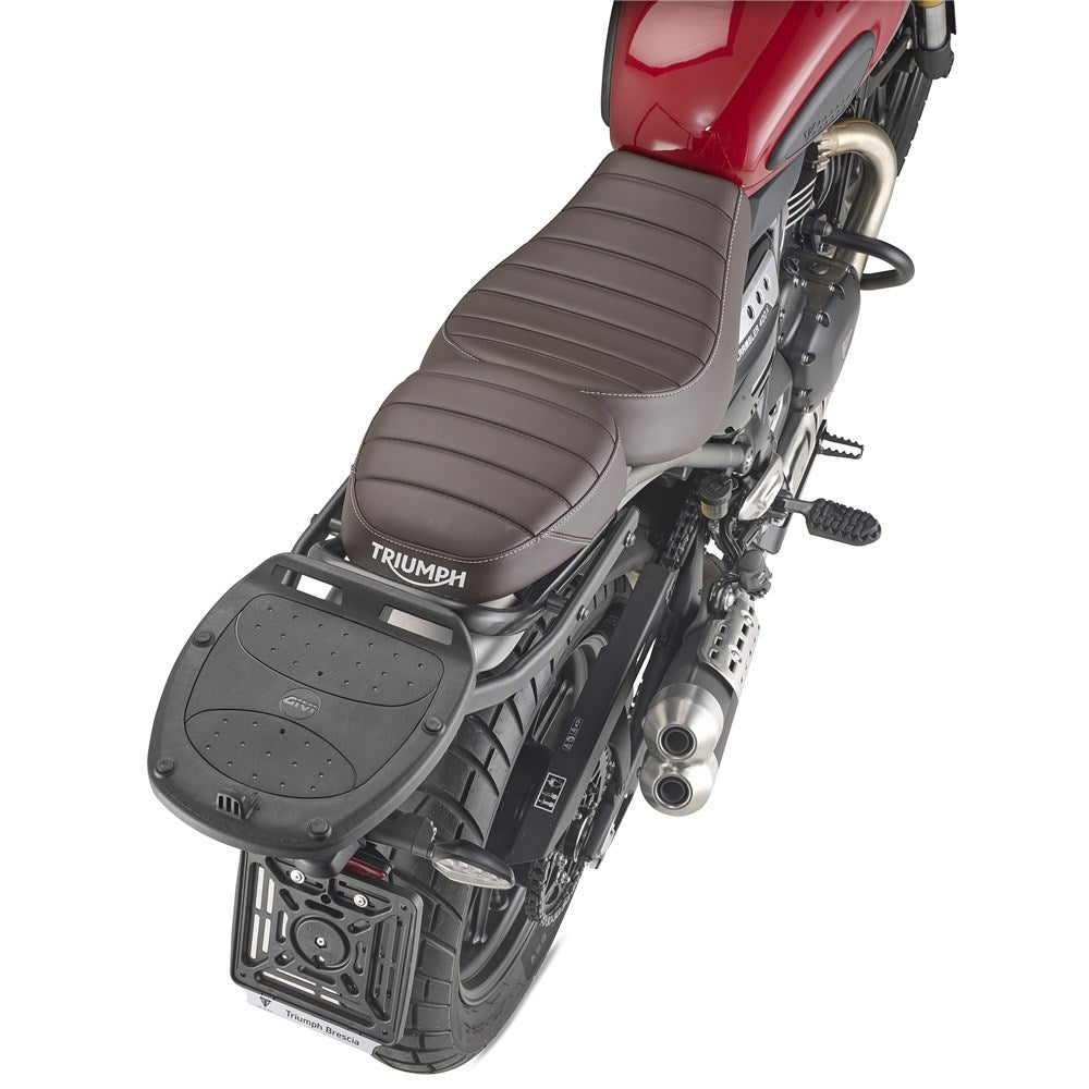 Givi SR6424 Top Case Rear Rack for Triumph Scrambler 400X/Speed 400 24-Up w/Monolock Top Cases