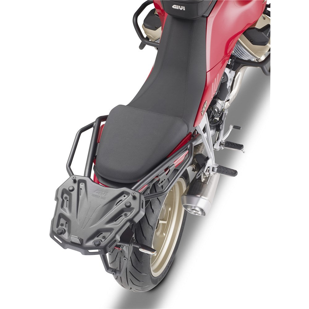 Givi SR8207 Top Case Rear Rack for Moto Guzzi V100 Mandello 1000 22-Up w/Monokey & Monolock Top Cases