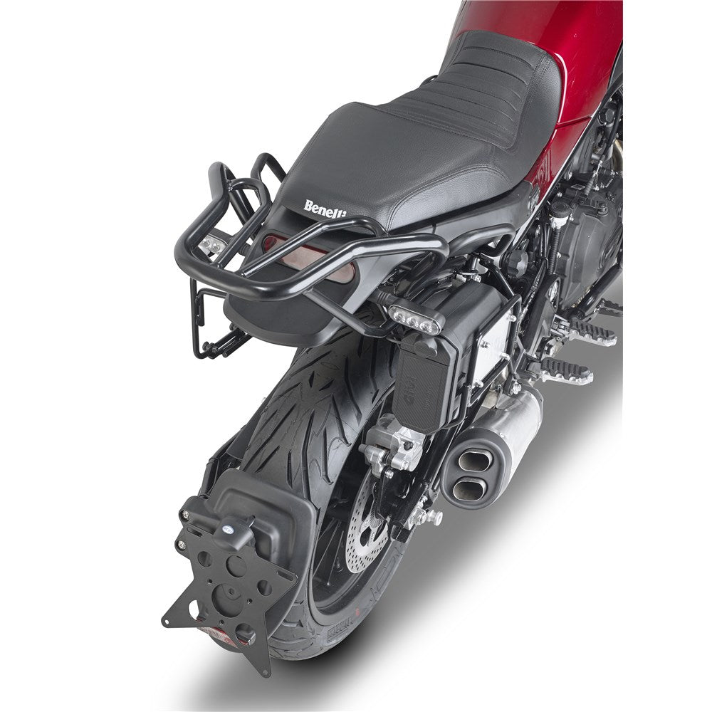 Givi SR8704 Top Case Rear Rack for Benelli Leoncino 500/Leoncino 500 Trail 17-24 w/Monokey & Monolock Top Cases