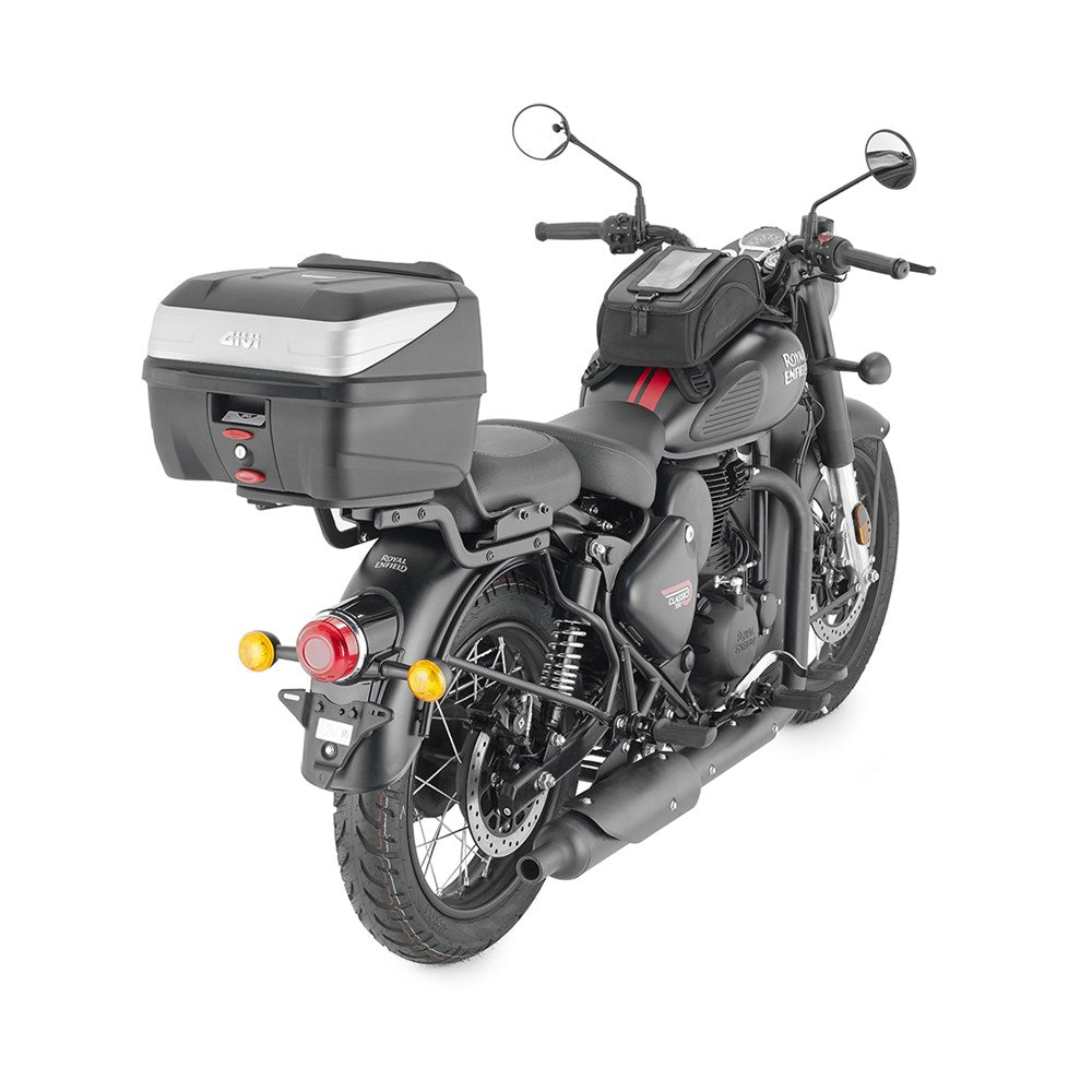 Givi SR9057 Top Case Rear Rack for Royal Enfield Classic 350 22-Up w/Monolock Top Cases
