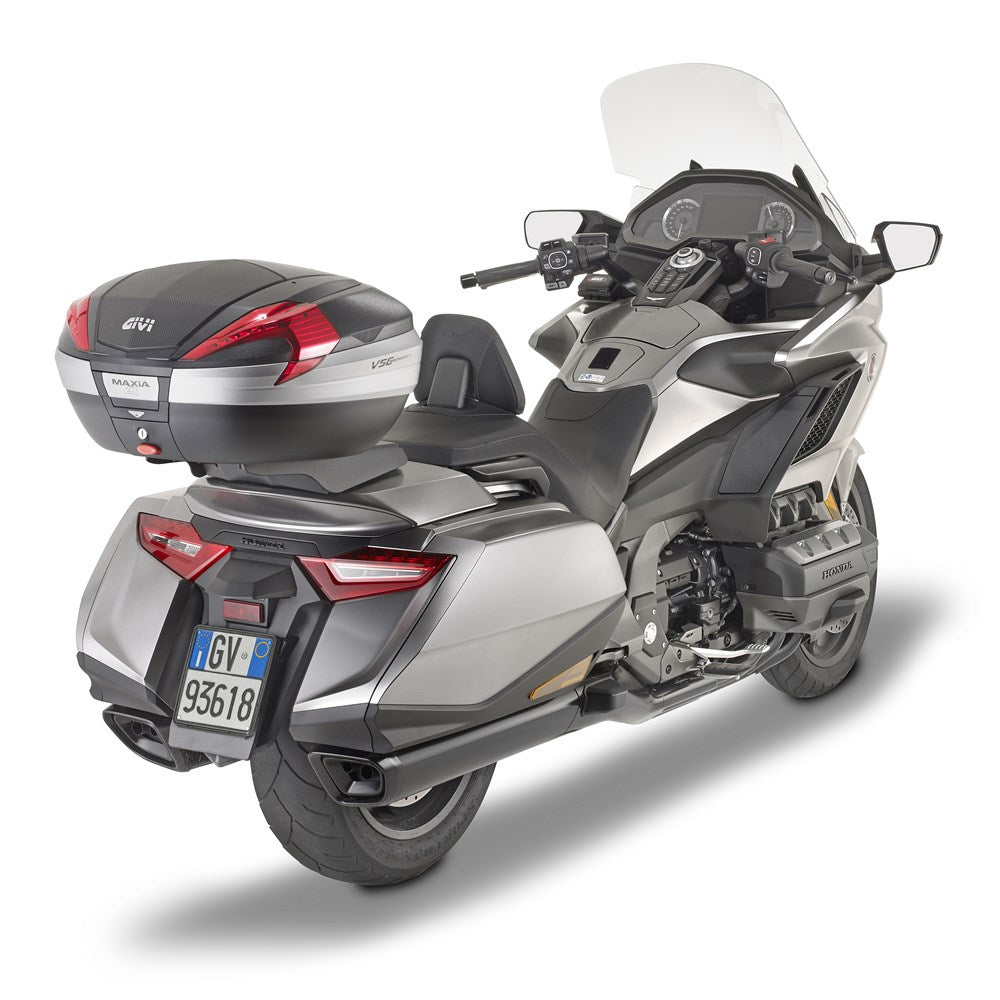 Givi SRA1172 Aluminum Top Case Rear Rack for Honda GL 1800 Gold Wing 18-24 w/Monokey Top Cases