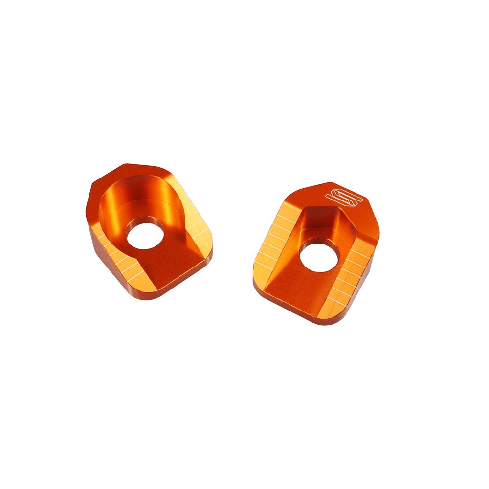 Scar AB501 Axle Blocks Orange for KTM 65SX 02-15