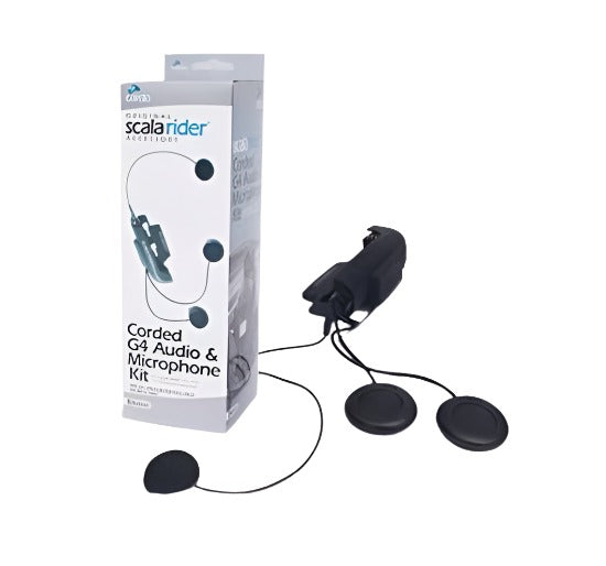 Cardo Audio & Corded Microphone Kit for G4