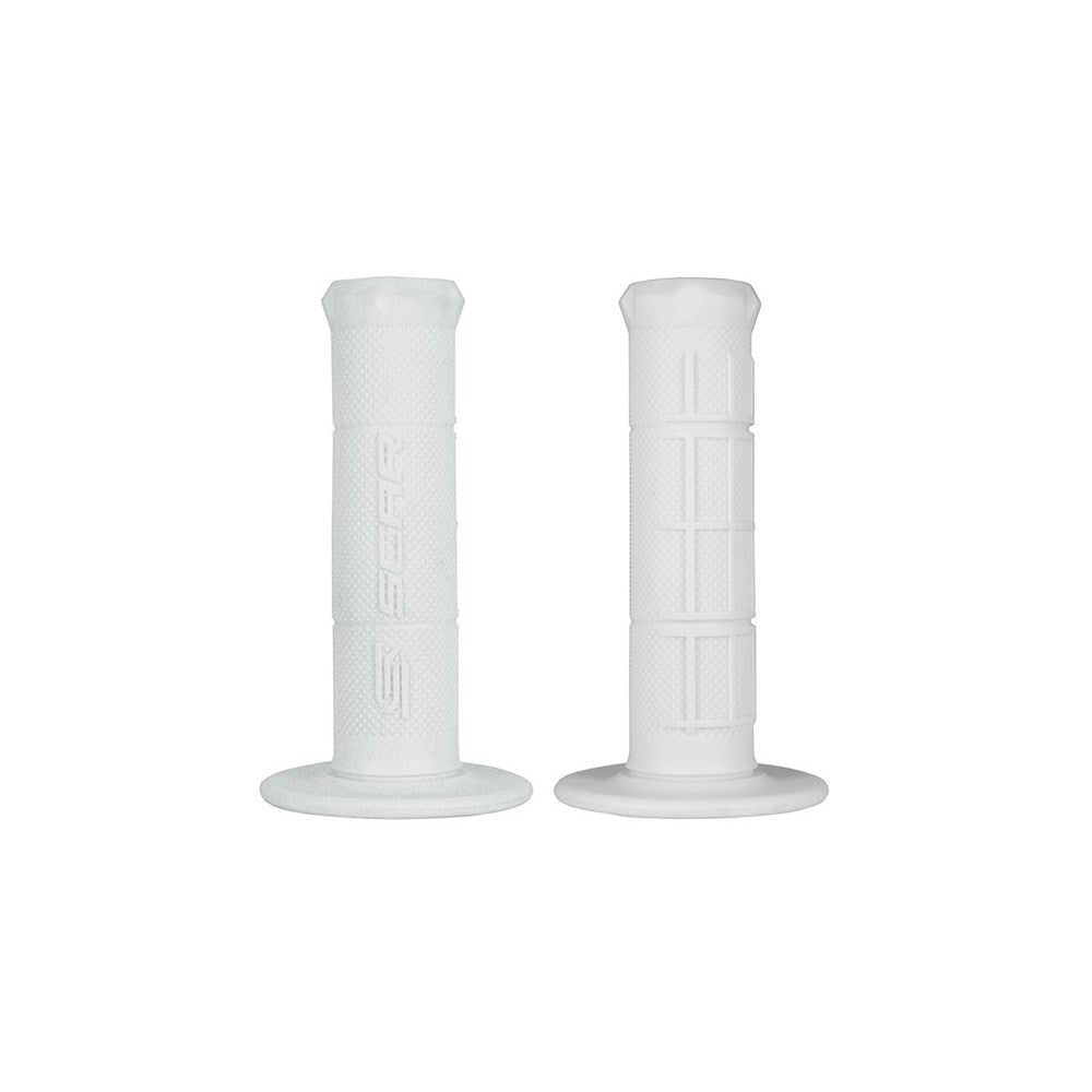 Scar GOSW Single Density Half Waffle Grips White