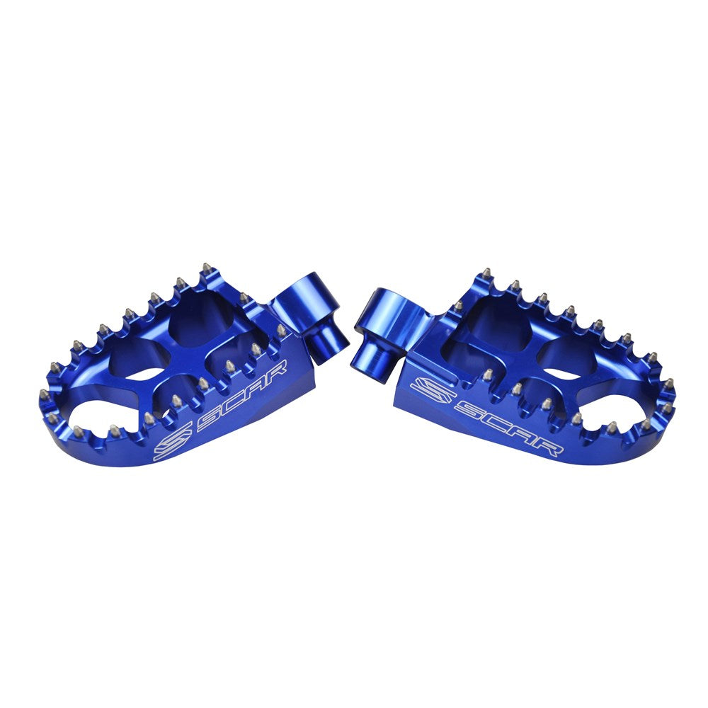 Scar S1511B Evo Footpegs Blue for KTM 16-24/Husqvarna 16-24/Gas Gas 21-24 Models