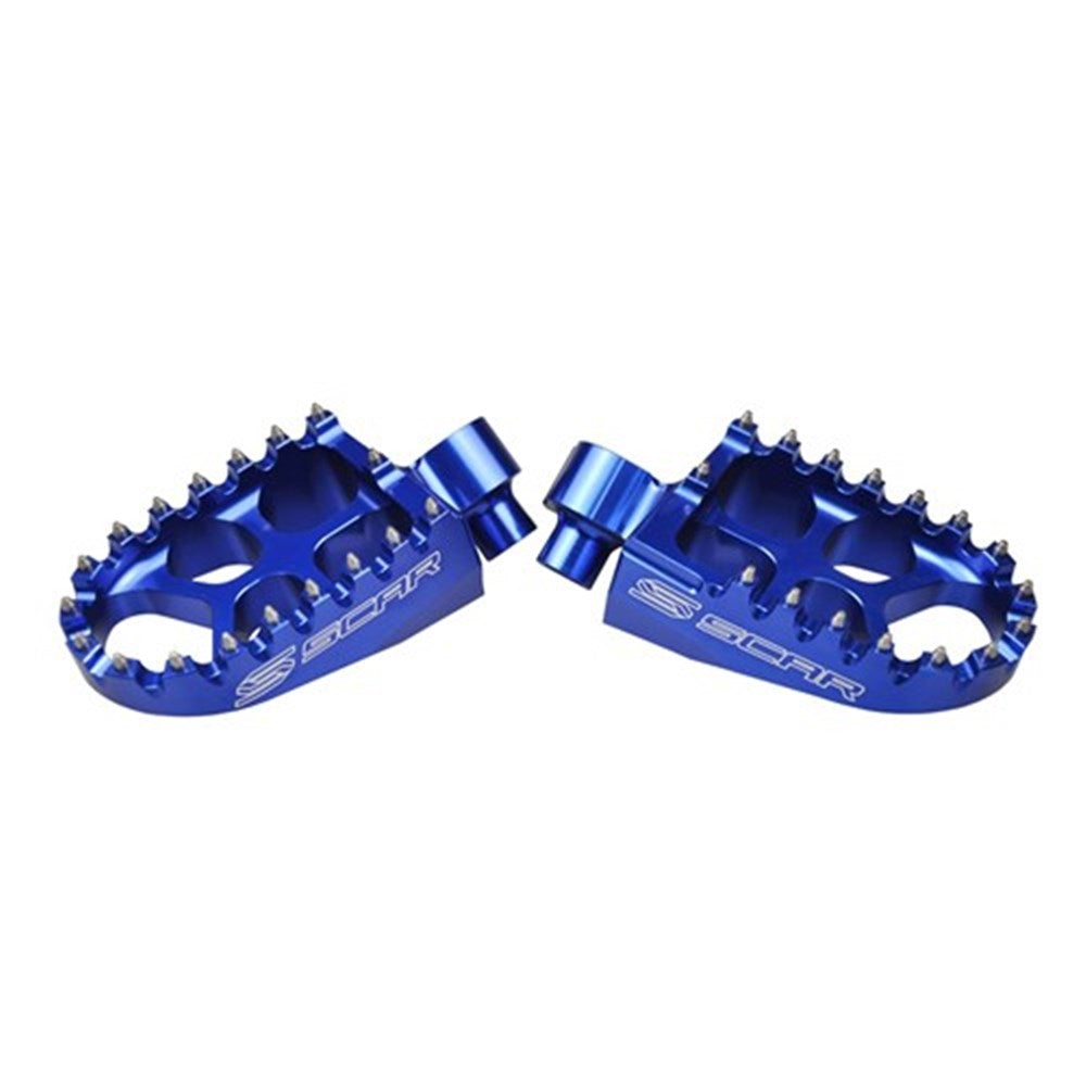 Scar S1512B Evo Footpegs Blue for Kawasaki KX65/KX85 98-25