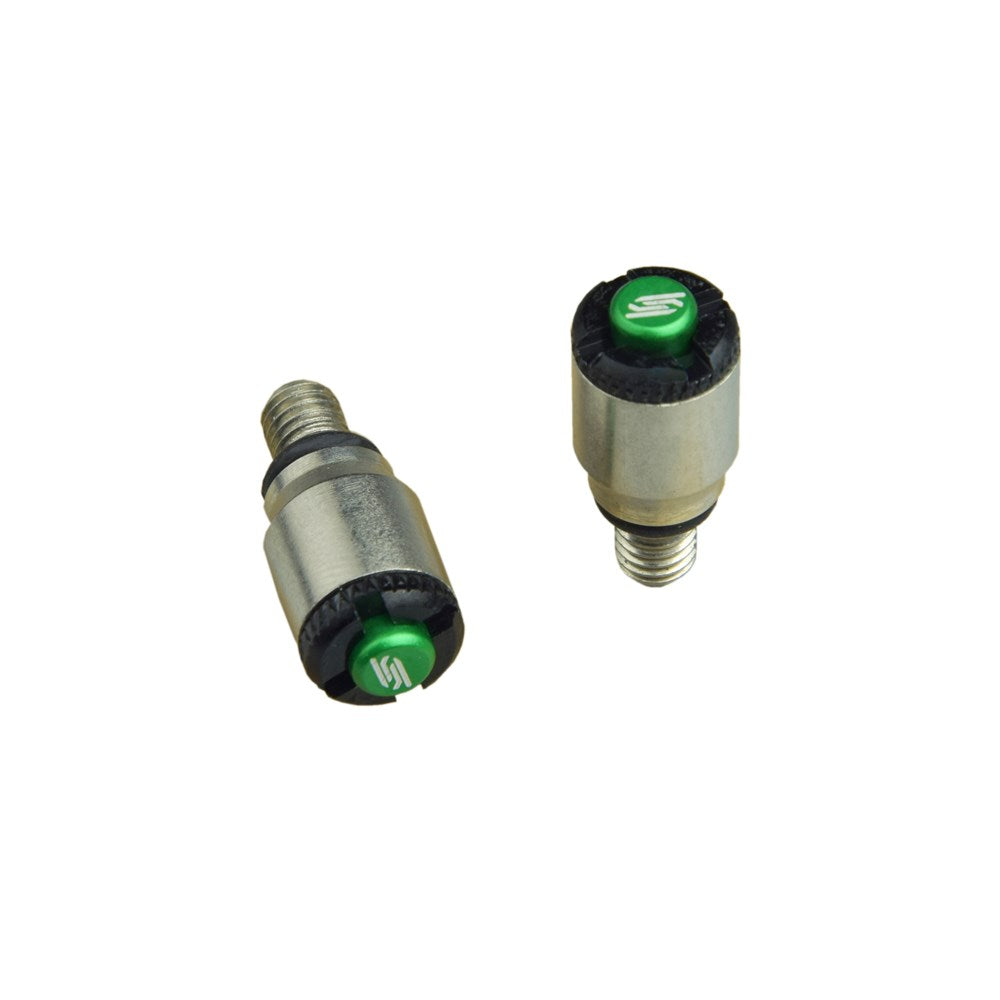 Scar S8005 Fork Air Bleeder Valves Green for Showa/Kayaba (M5 x 0.8)