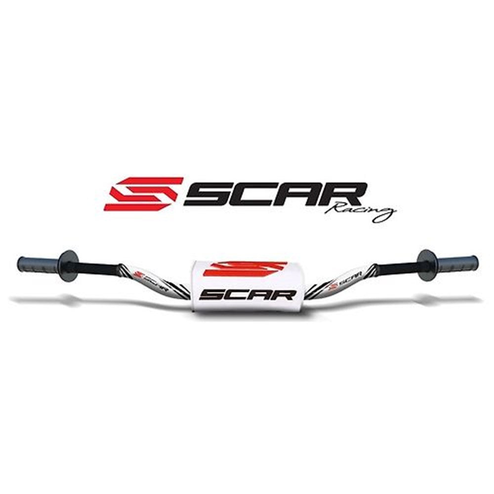 Scar S9172WHWH O2 Mcgrath/Short Bend 1 1/8" Handlebar White w/White Bar Pad