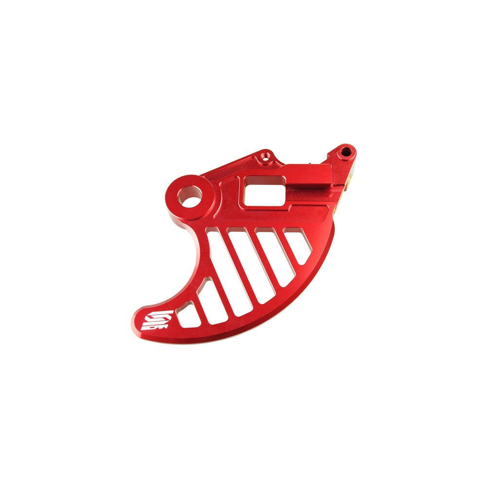 Scar SRDG700 Rear Disc Guard Red for Beta RR125/RR250-480 08-25/RR200 19-25/Xtrainer 250 17-25/Xtrainer 300 15-25
