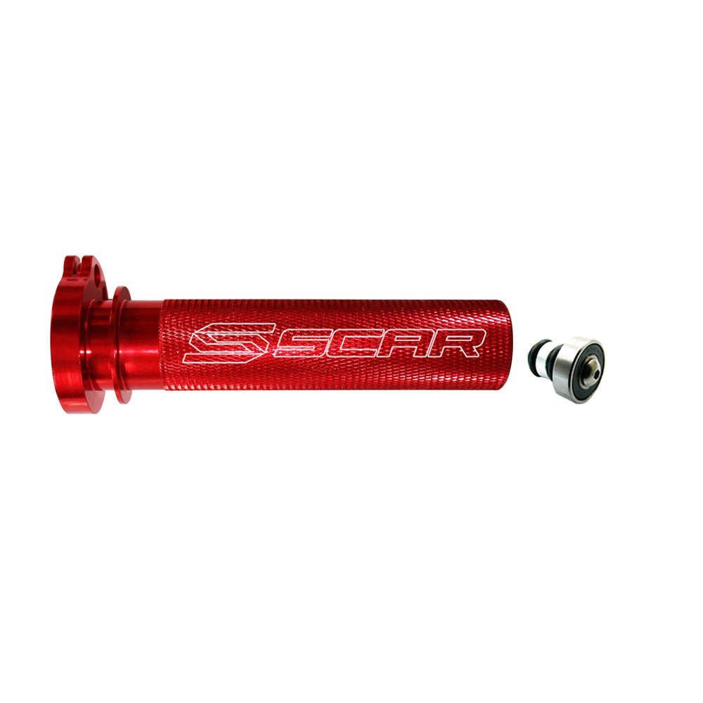 Scar TT200 Throttle Tube Red for Honda CRF250R 04-25/CRF250X 04-17/CRF250RX 19-25/CRF450R/CRF450X 02-25/CRF450RX 17-25/CRF450L 19-20/CRF450RL 21-25