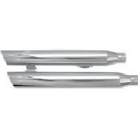 S&S Cycle SS-106-6016 Slash-Down Muffler Kit Chrome for H-D Fat Bob 08-17/Dyna Wide Glide 10-17