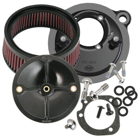 S&S Cycle SS-170-0093 Stealth Air Cleaner Kit w/out Cover for H-D XL Sportster 91-06 Models w/Stock CV Carb