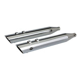 S&S Cycle SS-550-0691 Slash Cut Slip-On 4" Mufflers Chrome for H-D Touring 95-16/Tri-Glide 09-21 Models