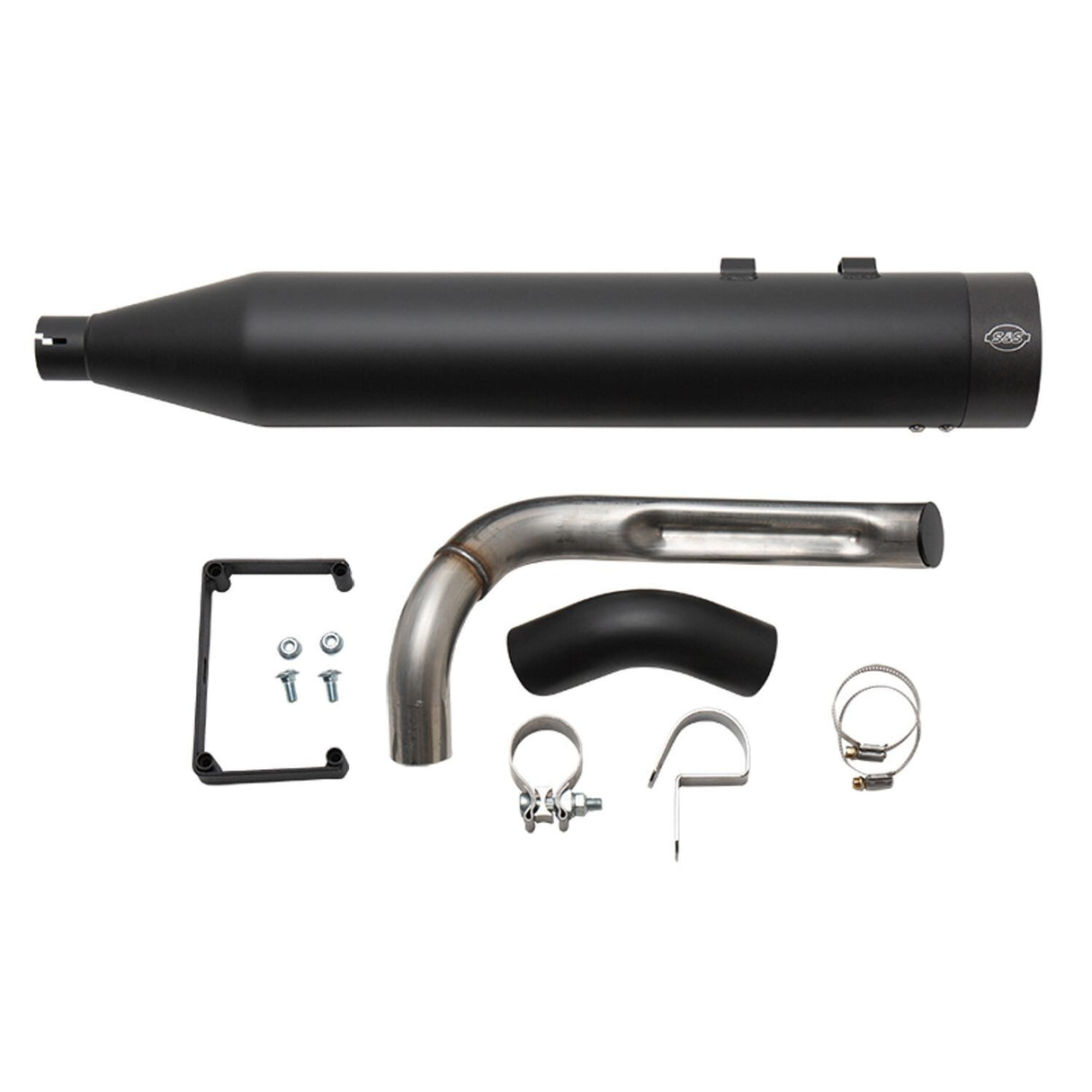 S&S Cycle SS-550-0830 Shadow Pipe Black for H-D Touring 95-08 Models w/S&S Sidewinder 2-1 Exhaust