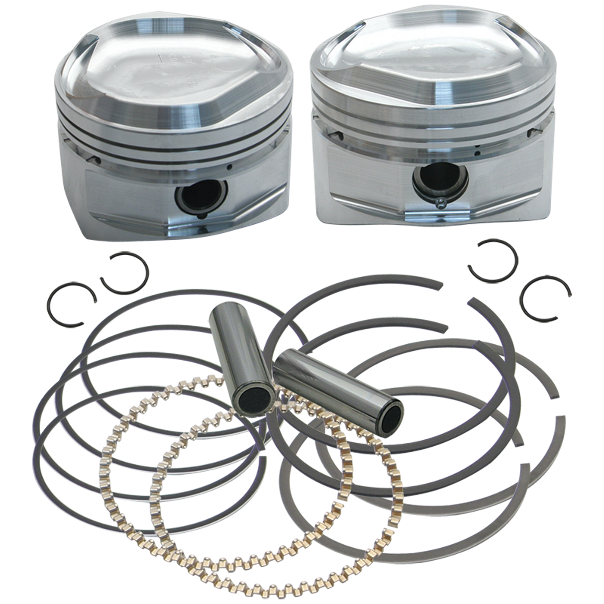 S&S Cycle SS-92-1063 3 5/8'' Bore Piston Kits for S&S Big Bore Hot Set Up Kits for H-D Evolution Big Twin w/88''/93'' & 96'' Super Stock Heads