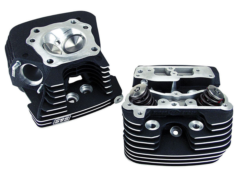 S&S Cycle SS106-3240 89cc Cylinder Head Kit Black for Twin Cam 06-17