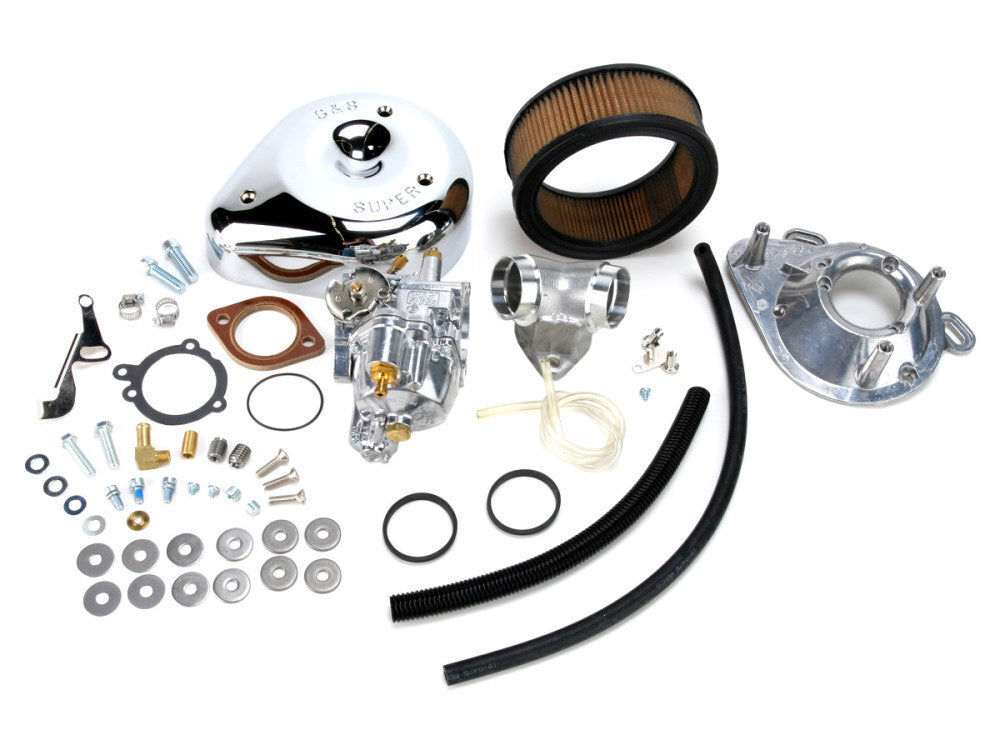 S&S Cycle SS11-0407 Super E Carburettor Kit for Big Twin 84-92