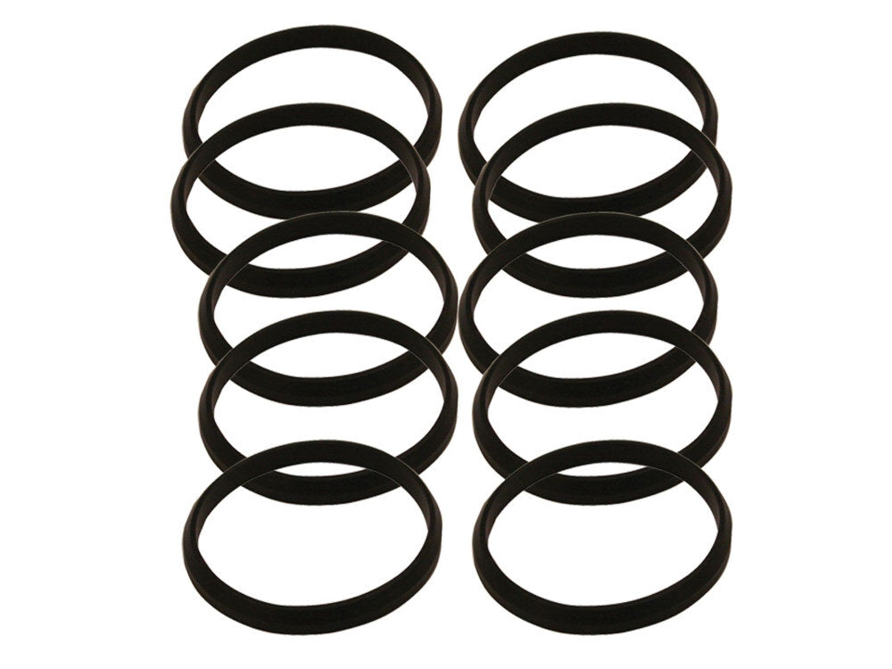 S&S Cycle SS16-0243 Intake Manifold Seal Black for Big Twin 84-Up/Sportster 86-21 (10 Pack)