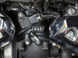 S&S Cycle SS160-0276 Premium 55mm CNC Ported Performance Manifold Black for Milwaukee-Eight Touring 17-Up/Softail 18-Up