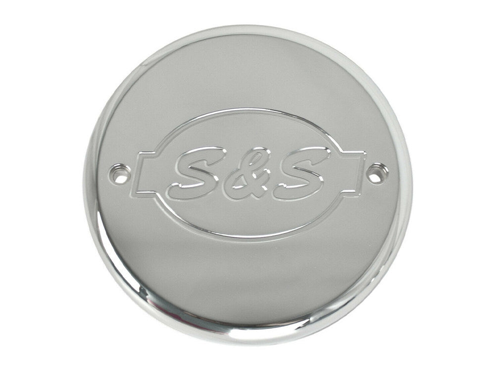 S&S Cycle SS170-0242 S&S Cycle Logo Air Filter Cover Chrome Fit Indian 14-Up