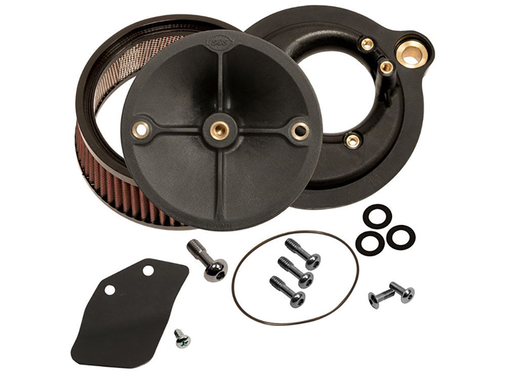 S&S Cycle SS170-0354A Stealth Air Cleaner Kit w/High Flow Element for Milwaukee-Eight Touring 17-Up/Softail 18-Up