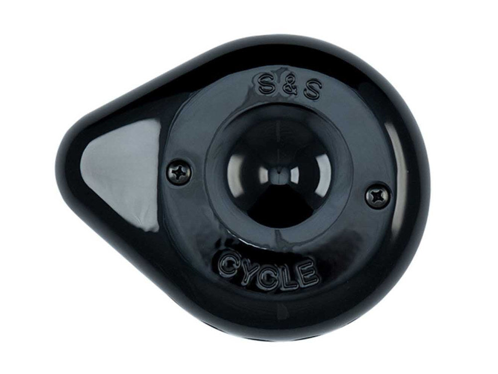 S&S Cycle SS170-0366 Stealth Mini Teardrop Air Cleaner Cover Black