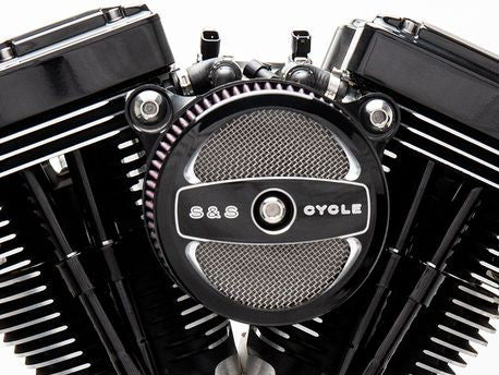 S&S Cycle SS170-0394A Stealth Air Cleaner Kit w/Air 1 Face Plate for Milwaukee-Eight Touring 17-Up/Softail 18-Up