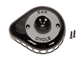 S&S Cycle SS170-0436A Mini Teardrop Air Cleaner Kit Black for Milwaukee-Eight Touring 17-Up/Softail 18-Up