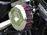 S&S Cycle SS170-0439A Mini Teardrop Air Cleaner Kit Chrome for Sportster 07-21 w/EFI