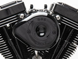 S&S Cycle SS170-0442 Mini Teardrop Air Cleaner Kit Black for Big Twin 93-17 w/CV Carb or Cable Operated Delphi EFI