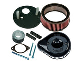 S&S Cycle SS170-0446A Mini Teardrop Air Cleaner Kit Black for Street 500 15-20