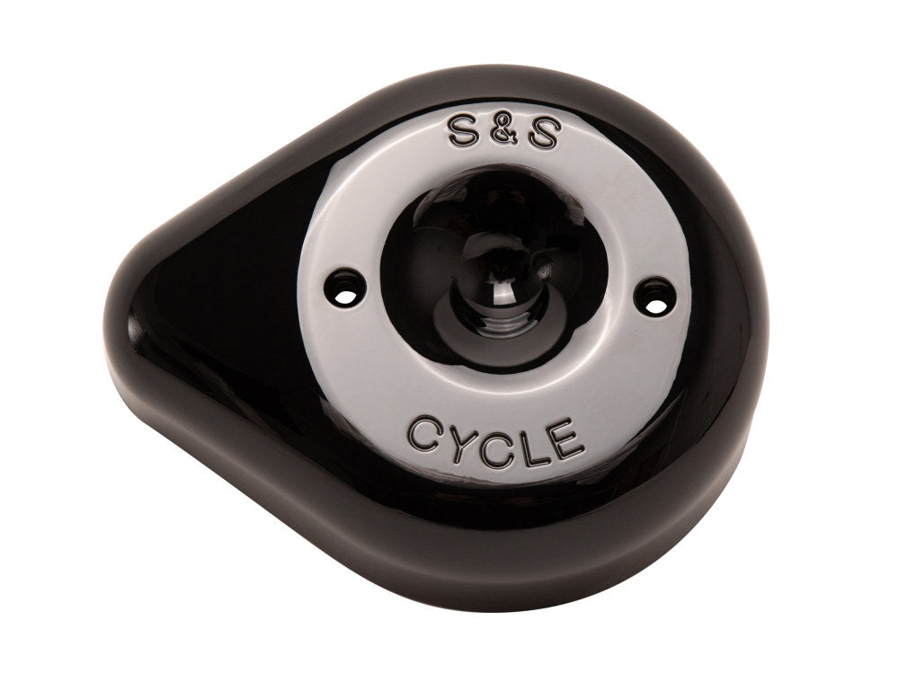 S&S Cycle SS170-0531 Teardrop Air Cleaner Cover Black for S&S Stealth Air Cleaners