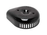 S&S Cycle SS170-0533 Slasher Teardrop Air Cleaner Cover Black for S&S Stealth Air Cleaners